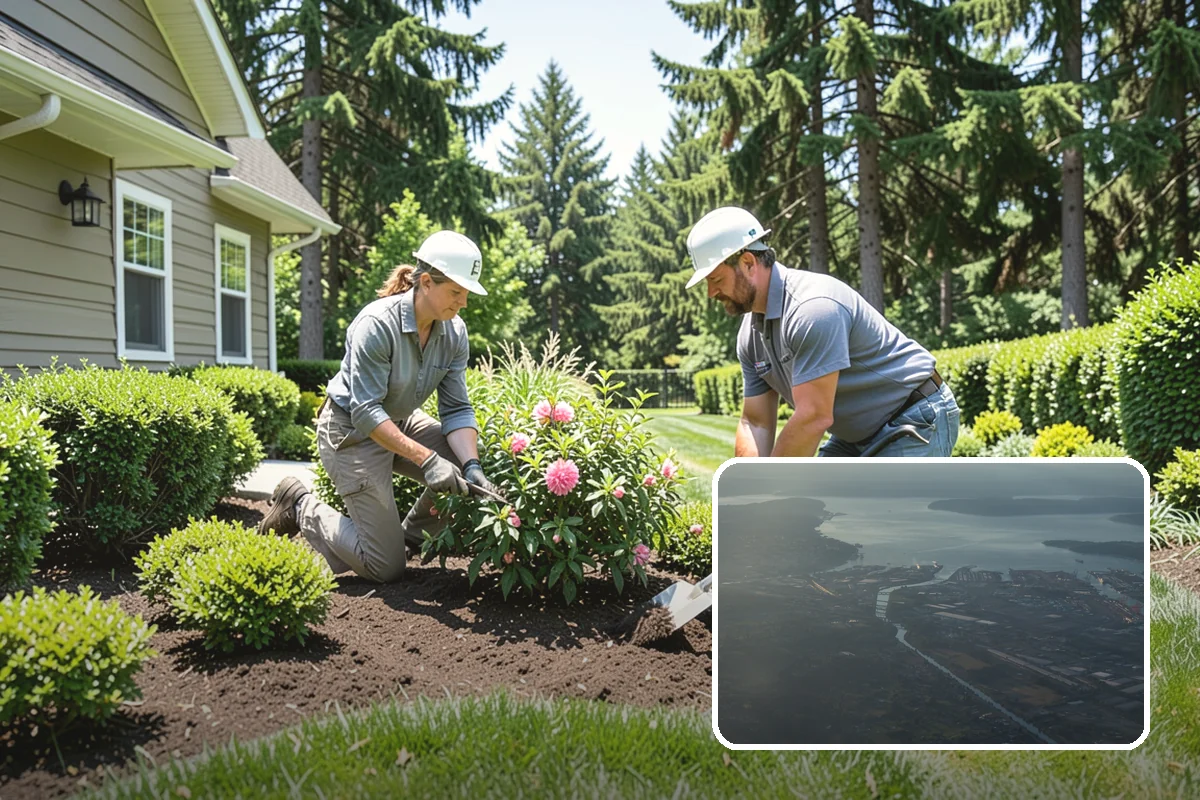Drain Rock Installation in Fife, Pierce County, WA - Rapidly channels water away from foundations and low spots