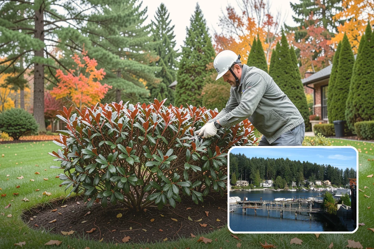 Drain Rock Installation in Gig Harbor, Pierce County, WA - Rapidly channels water away from foundations and low spots