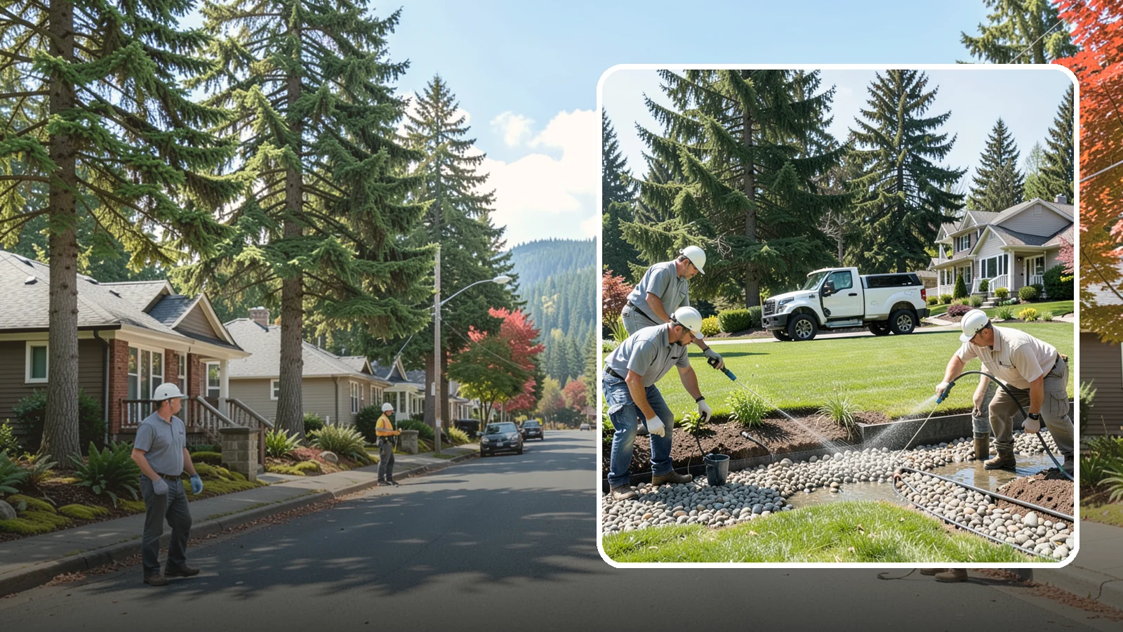 Drain Rock Installation in Hunts Point, King County, WA - Clean, washed 3/4-inch rock engineered to move water fast through French drains, footings, and wet-yard fixes.