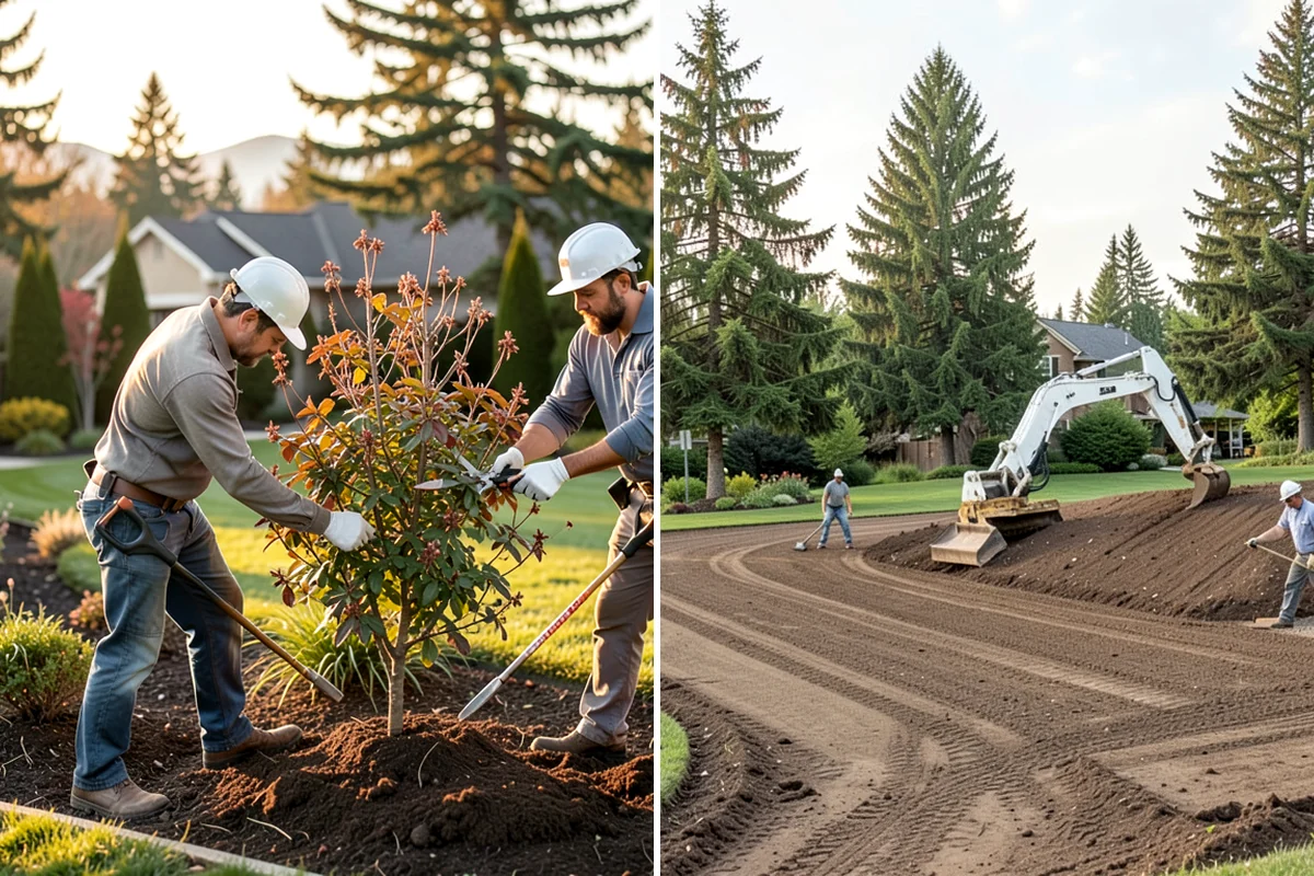 Drain Rock Installation in Hunts Point, King County, WA - Excavate the drain trench or area to the required depth and slope