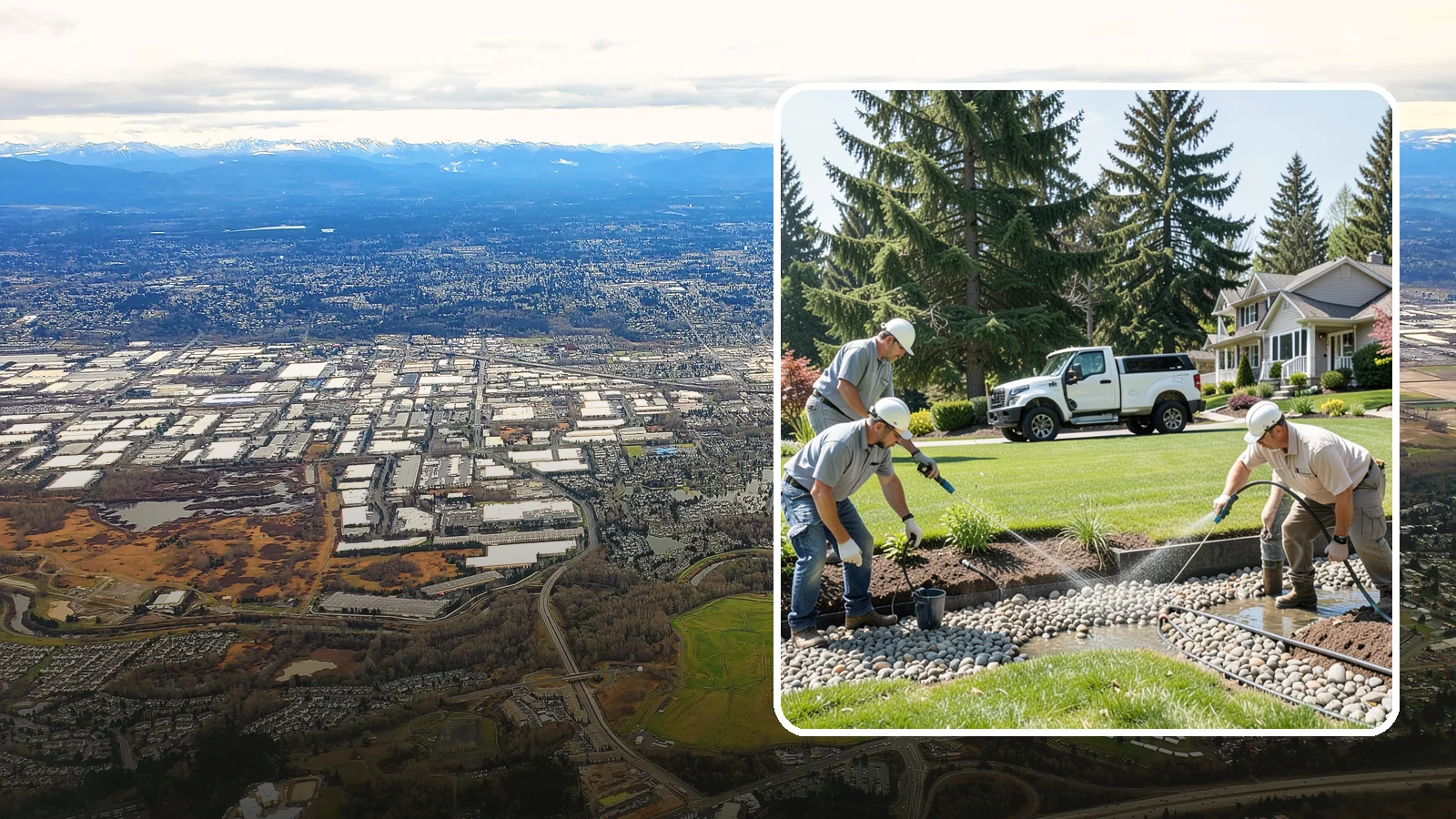 Drain Rock Installation in Kent, King County, WA - Clean, washed 3/4-inch rock engineered to move water fast through French drains, footings, and wet-yard fixes.