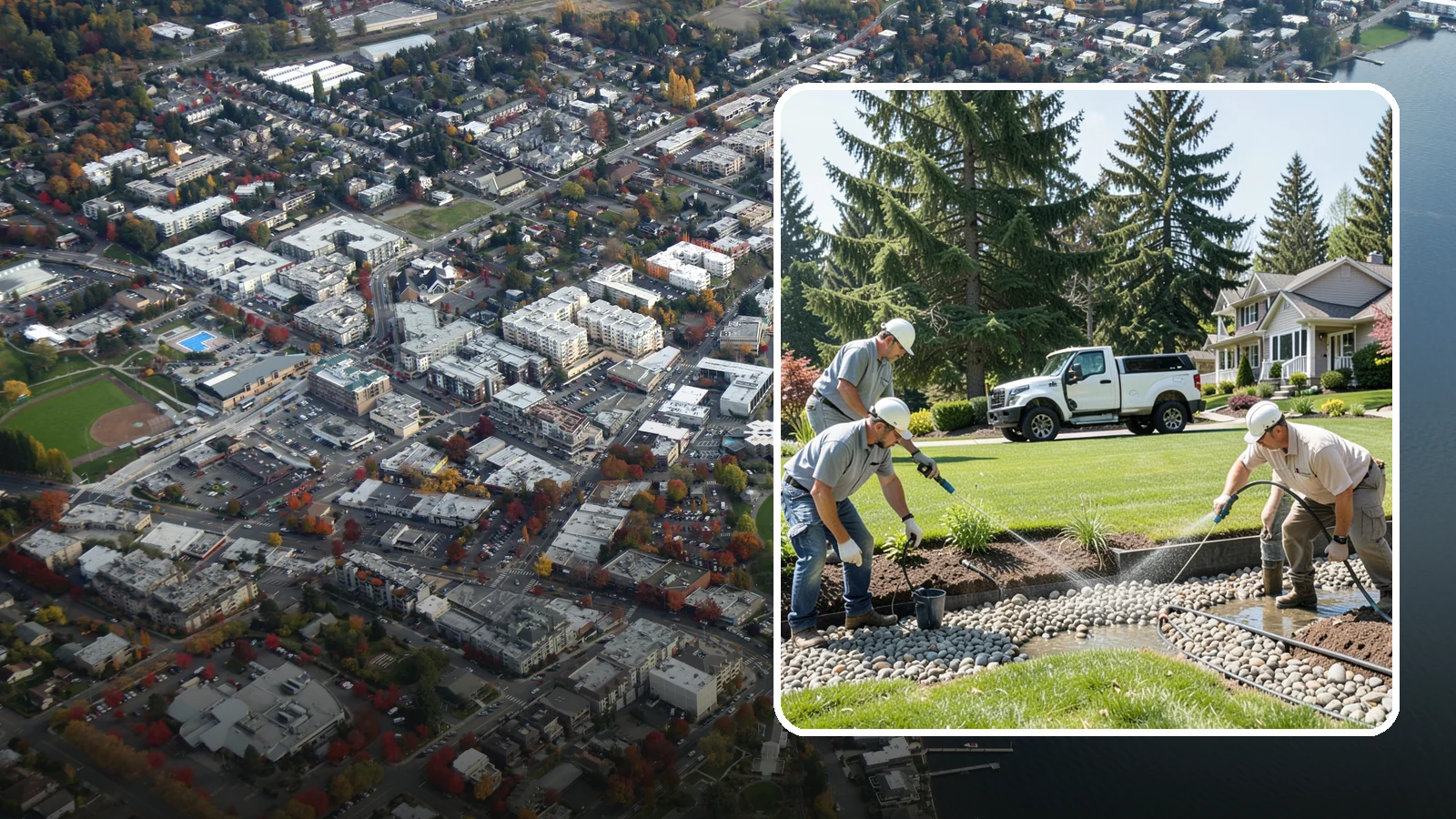 Drain Rock Installation in Kirkland, King County, WA - Clean, washed 3/4-inch rock engineered to move water fast through French drains, footings, and wet-yard fixes.