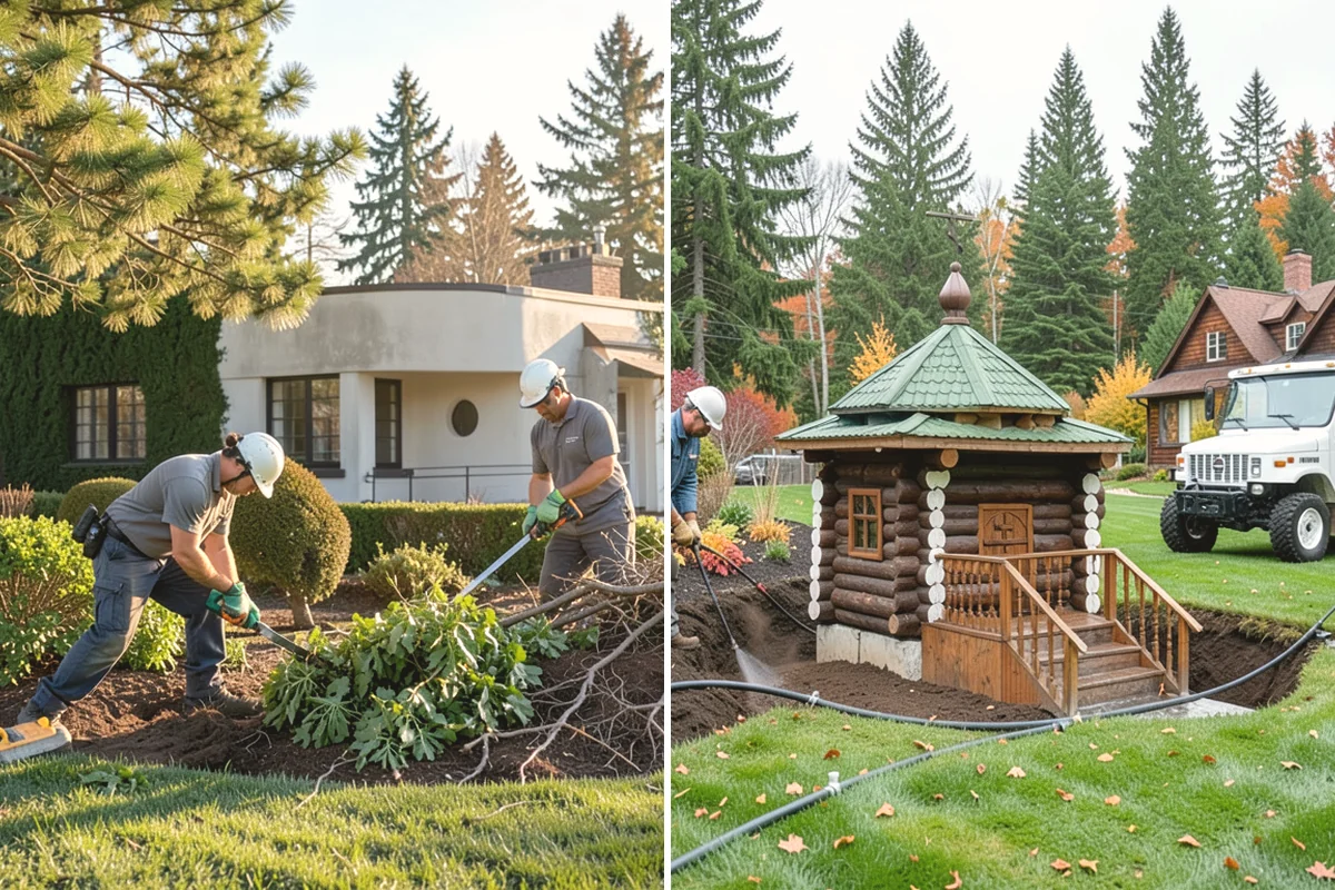 Drain Rock Installation in La Conner, Skagit County, WA - Excavate the drain trench or area to the required depth and slope