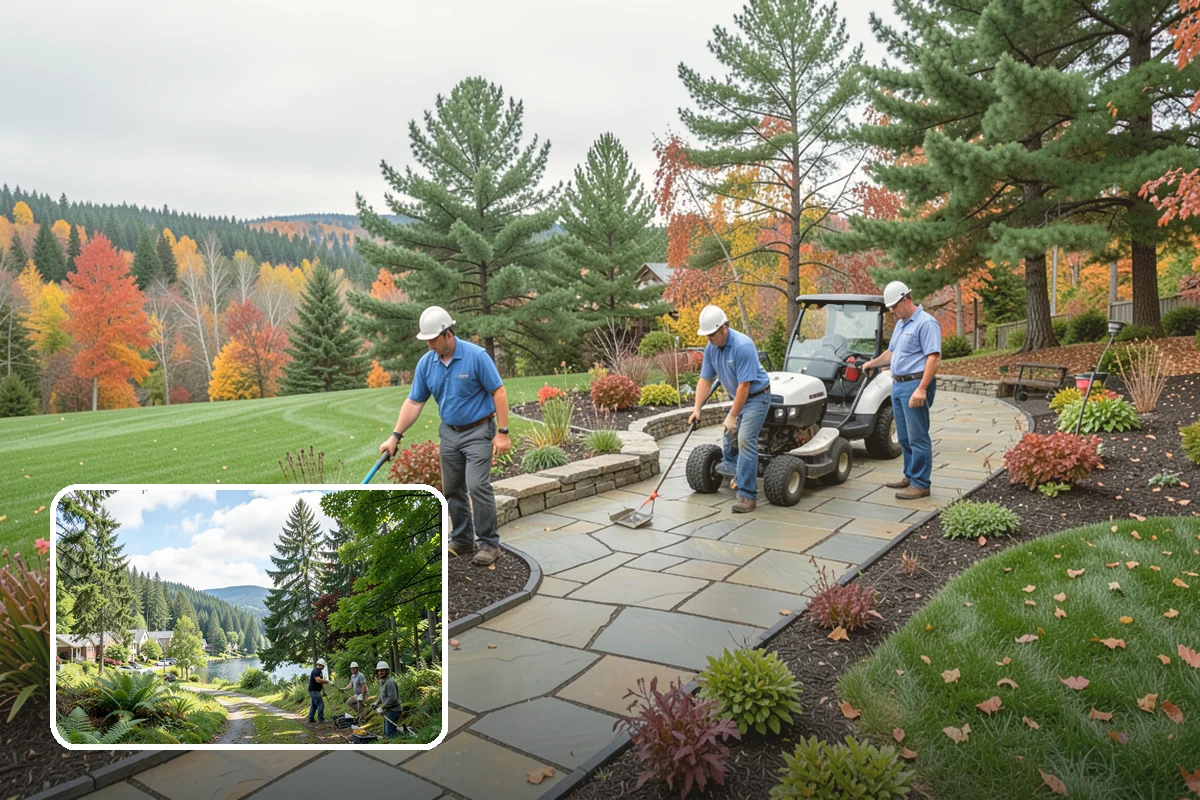 Drain Rock Installation in Lake Forest Park, King County, WA - Rapidly channels water away from foundations and low spots
