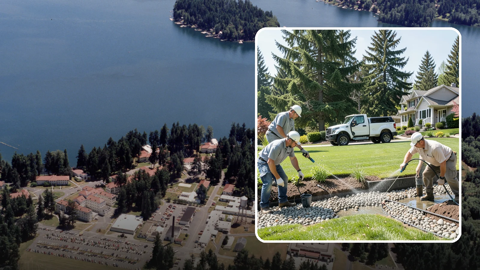 Drain Rock Installation in Lakewood, Pierce County, WA - Clean, washed 3/4-inch rock engineered to move water fast through French drains, footings, and wet-yard fixes.