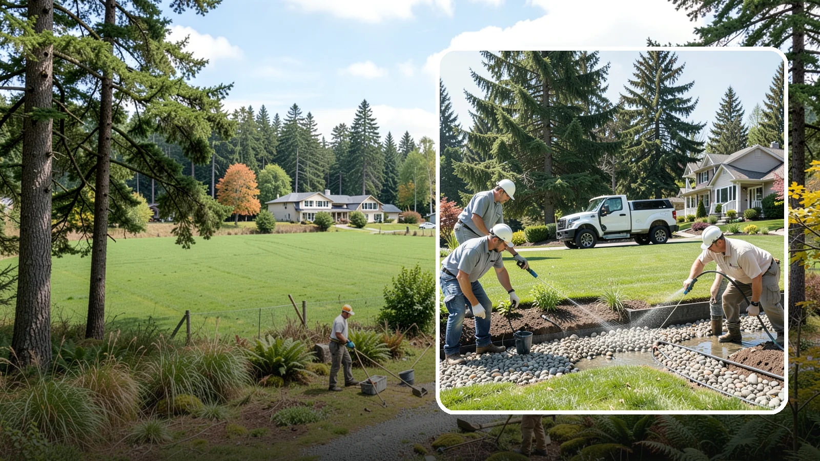 Drain Rock Installation in Lyman, Skagit County, WA - Clean, washed 3/4-inch rock engineered to move water fast through French drains, footings, and wet-yard fixes.