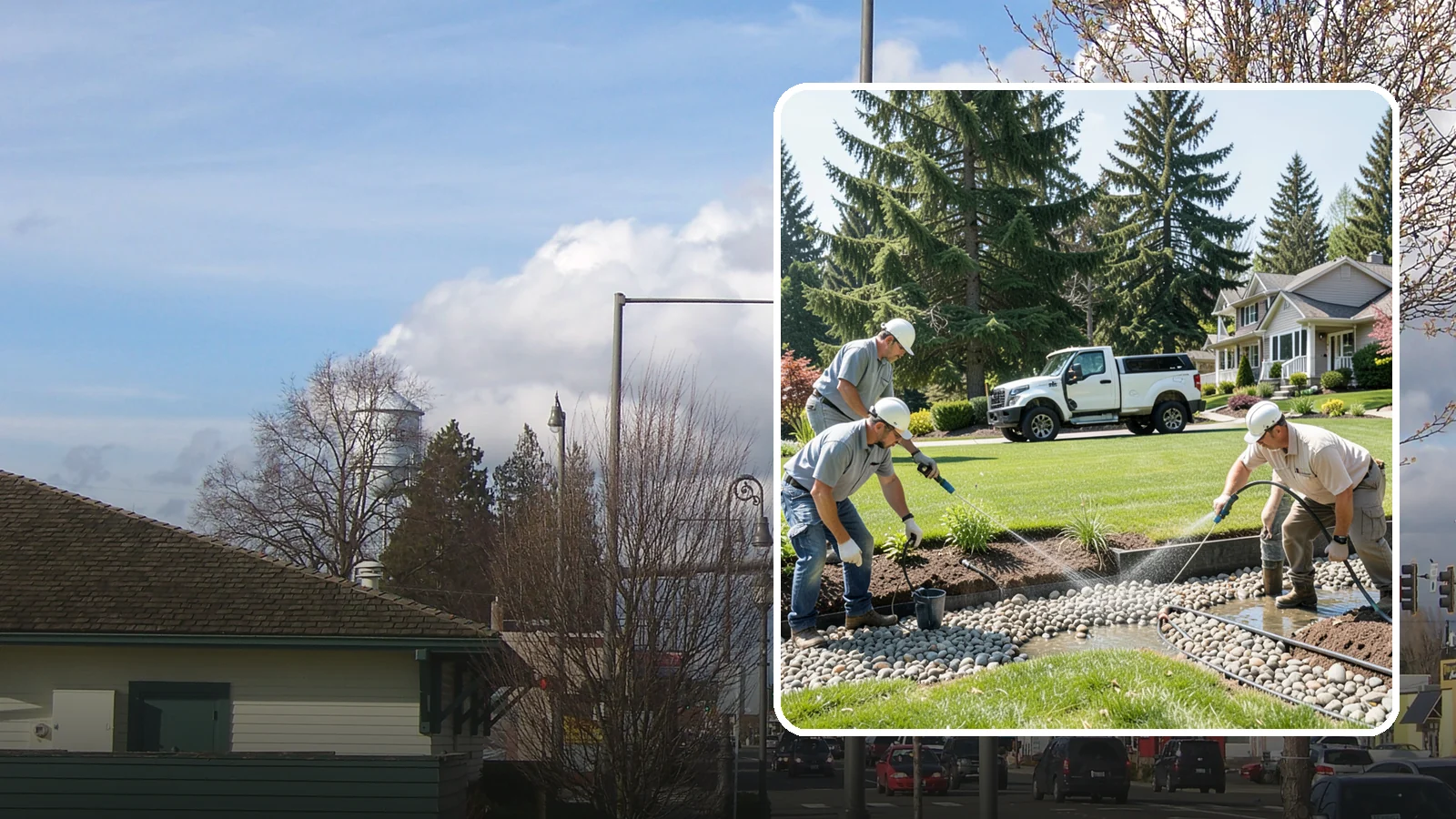 Drain Rock Installation in Marysville, Snohomish County, WA - Clean, washed 3/4-inch rock engineered to move water fast through French drains, footings, and wet-yard fixes.