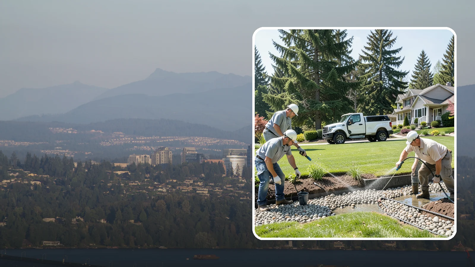 Drain Rock Installation in Medina, King County, WA - Clean, washed 3/4-inch rock engineered to move water fast through French drains, footings, and wet-yard fixes.