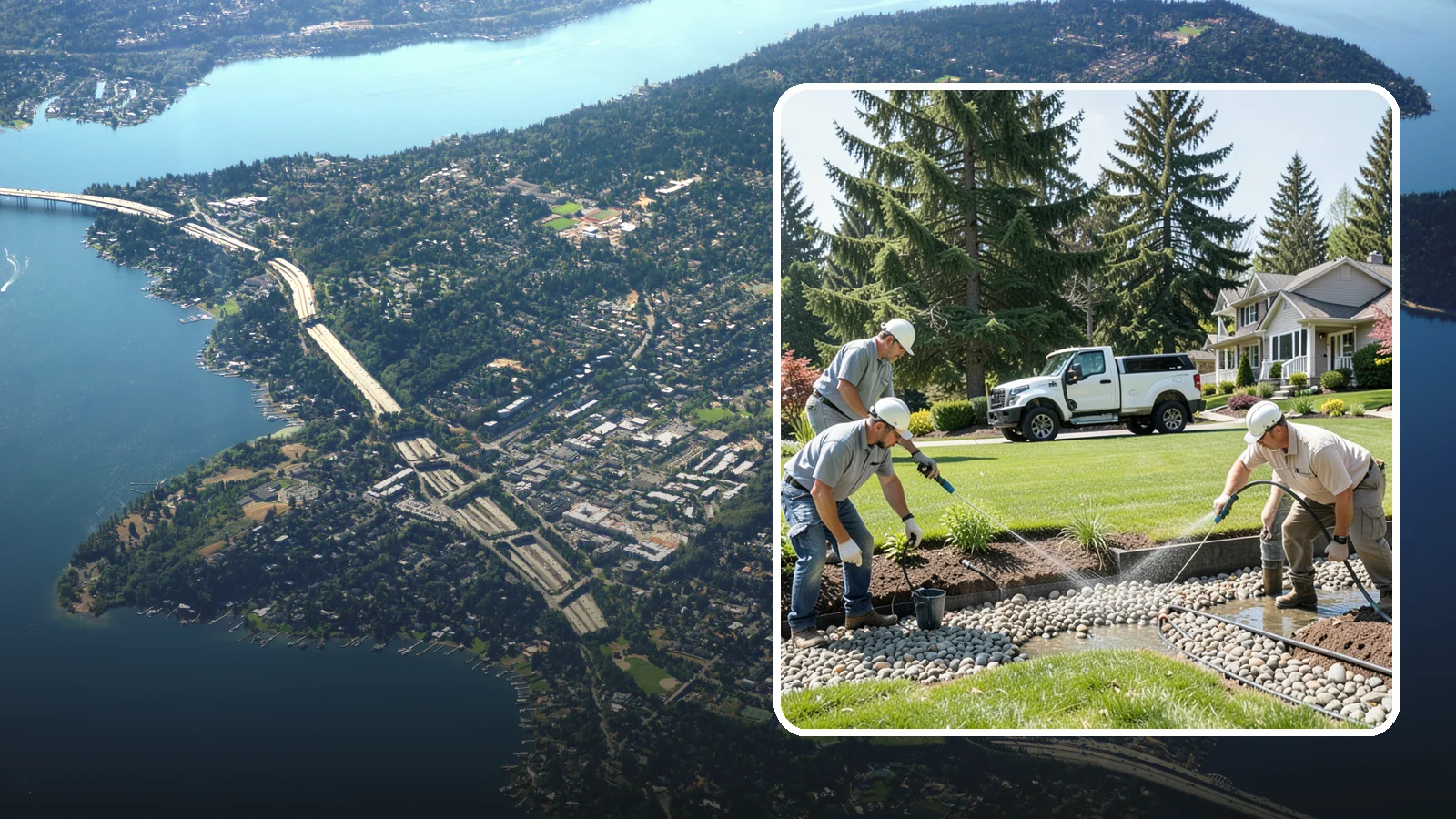 Drain Rock Installation in Mercer Island, King County, WA - Clean, washed 3/4-inch rock engineered to move water fast through French drains, footings, and wet-yard fixes.