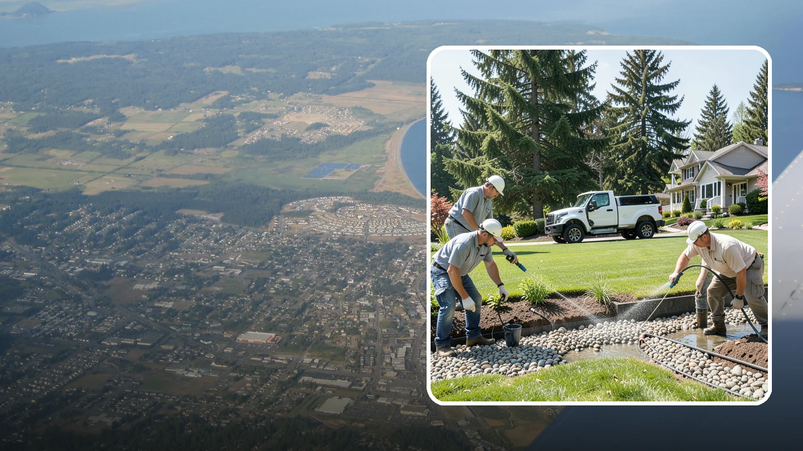 Drain Rock Installation in Oak Harbor, Island County, WA - Clean, washed 3/4-inch rock engineered to move water fast through French drains, footings, and wet-yard fixes.