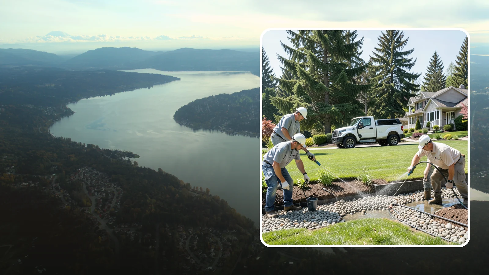 Drain Rock Installation in Sammamish, King County, WA - Clean, washed 3/4-inch rock engineered to move water fast through French drains, footings, and wet-yard fixes.