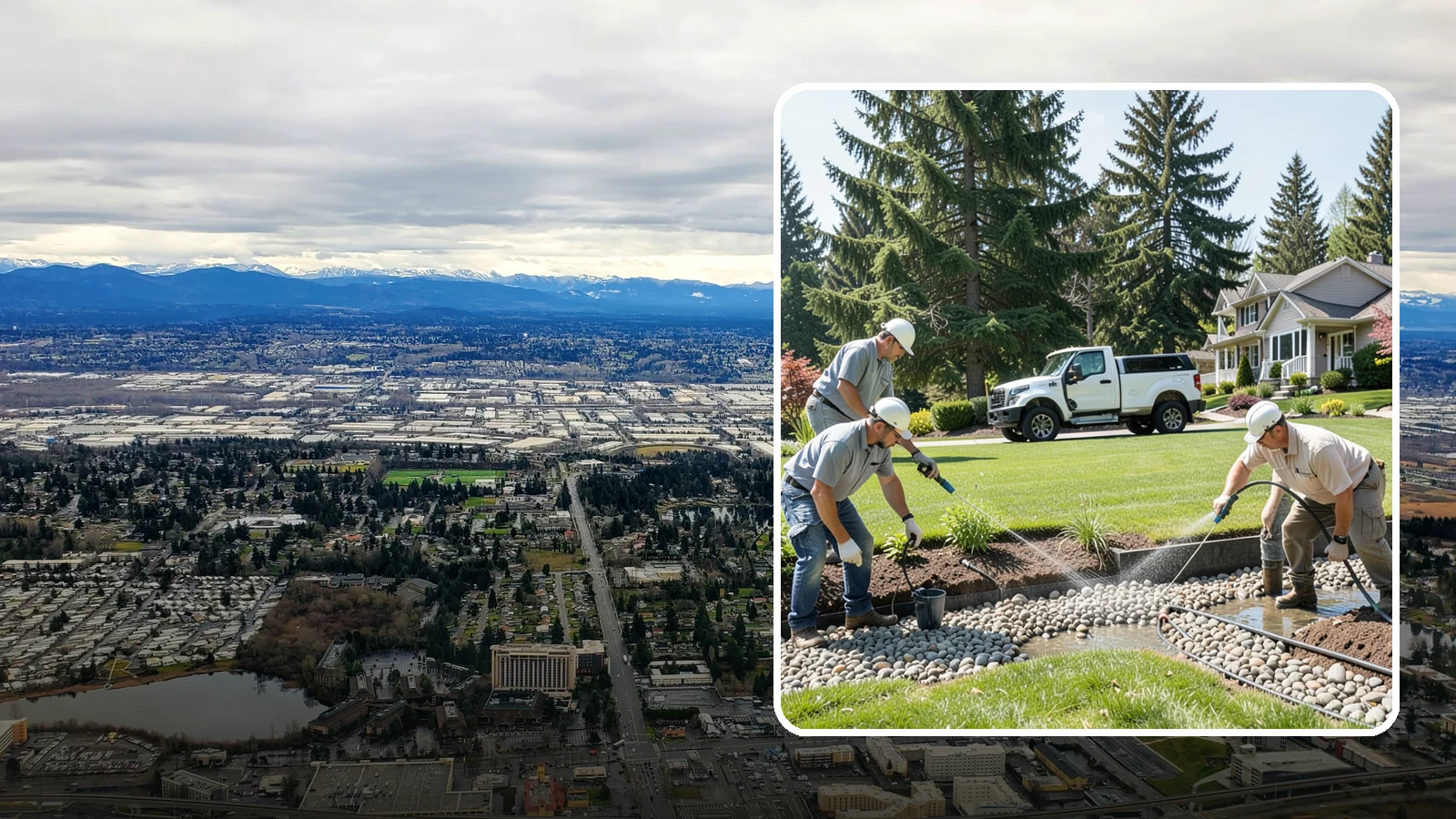 Drain Rock Installation in SeaTac, King County, WA - Clean, washed 3/4-inch rock engineered to move water fast through French drains, footings, and wet-yard fixes.