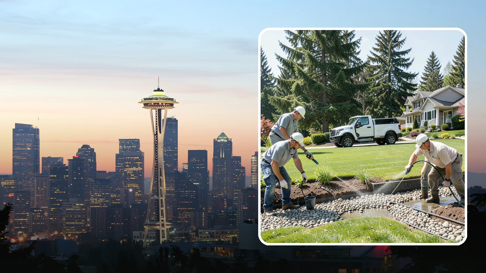 Drain Rock Installation in Seattle, King County, WA - Clean, washed 3/4-inch rock engineered to move water fast through French drains, footings, and wet-yard fixes.