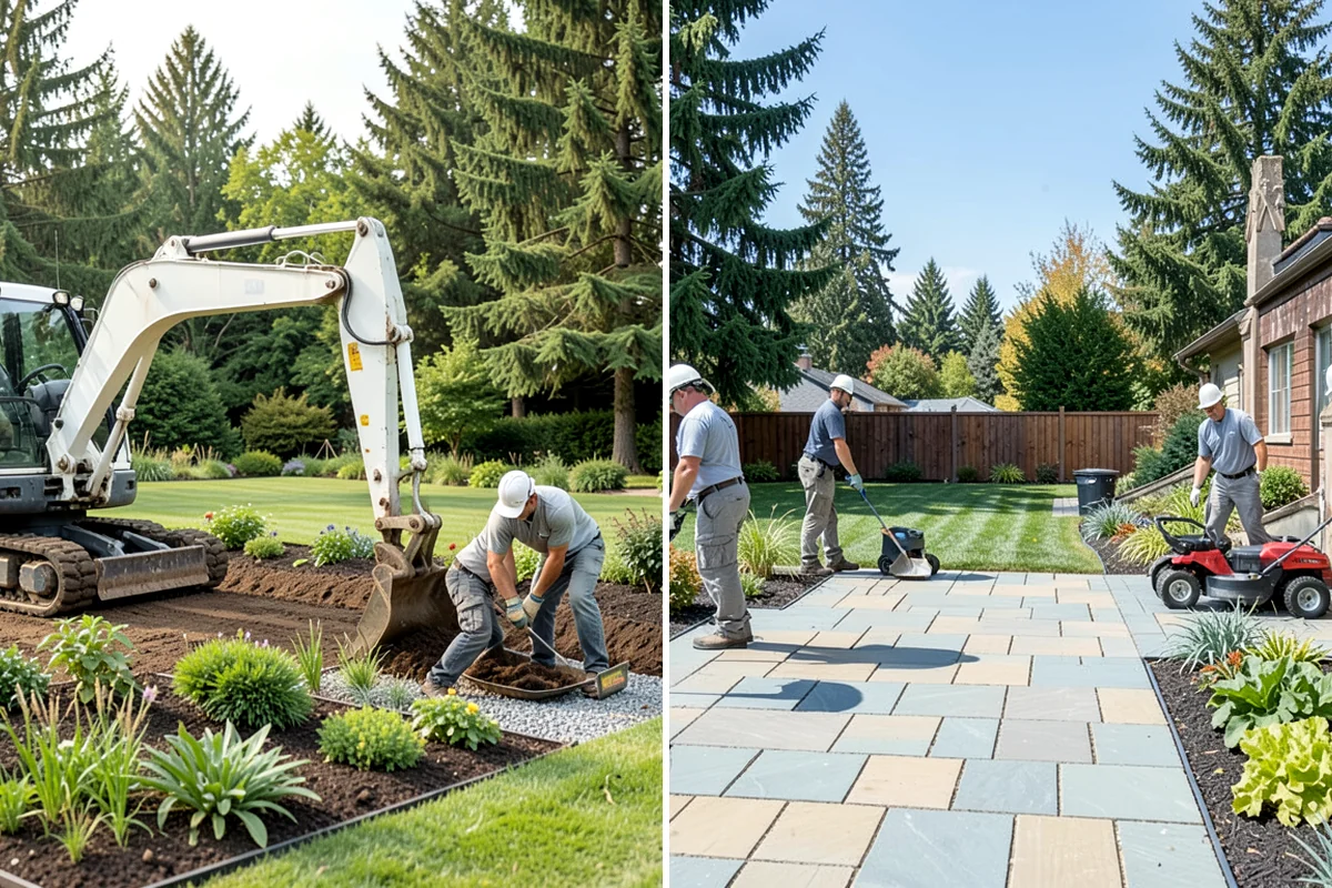 Drain Rock Installation in Seattle, King County, WA - Excavate the drain trench or area to the required depth and slope