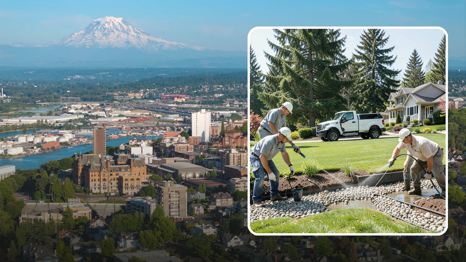 Drain Rock Installation in Tacoma, Pierce County, WA - Clean, washed 3/4-inch rock engineered to move water fast through French drains, footings, and wet-yard fixes.