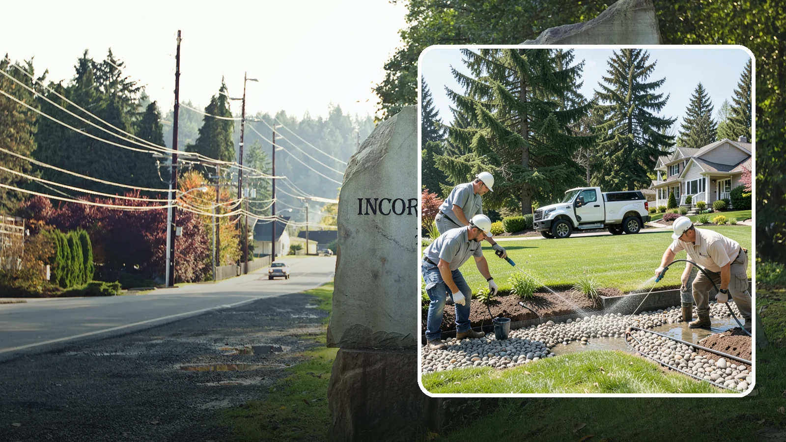 Drain Rock Installation in Wilkeson, Pierce County, WA - Clean, washed 3/4-inch rock engineered to move water fast through French drains, footings, and wet-yard fixes.
