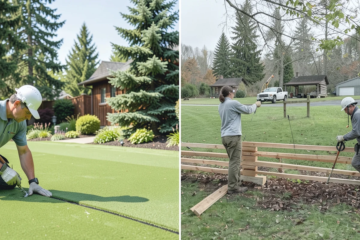 Drain Rock Installation in Woodinville, King County, WA - Excavate the drain trench or area to the required depth and slope