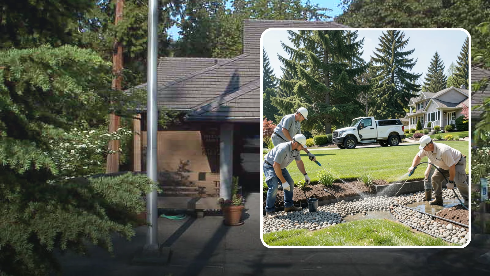 Drain Rock Installation in Yarrow Point, King County, WA - Clean, washed 3/4-inch rock engineered to move water fast through French drains, footings, and wet-yard fixes.