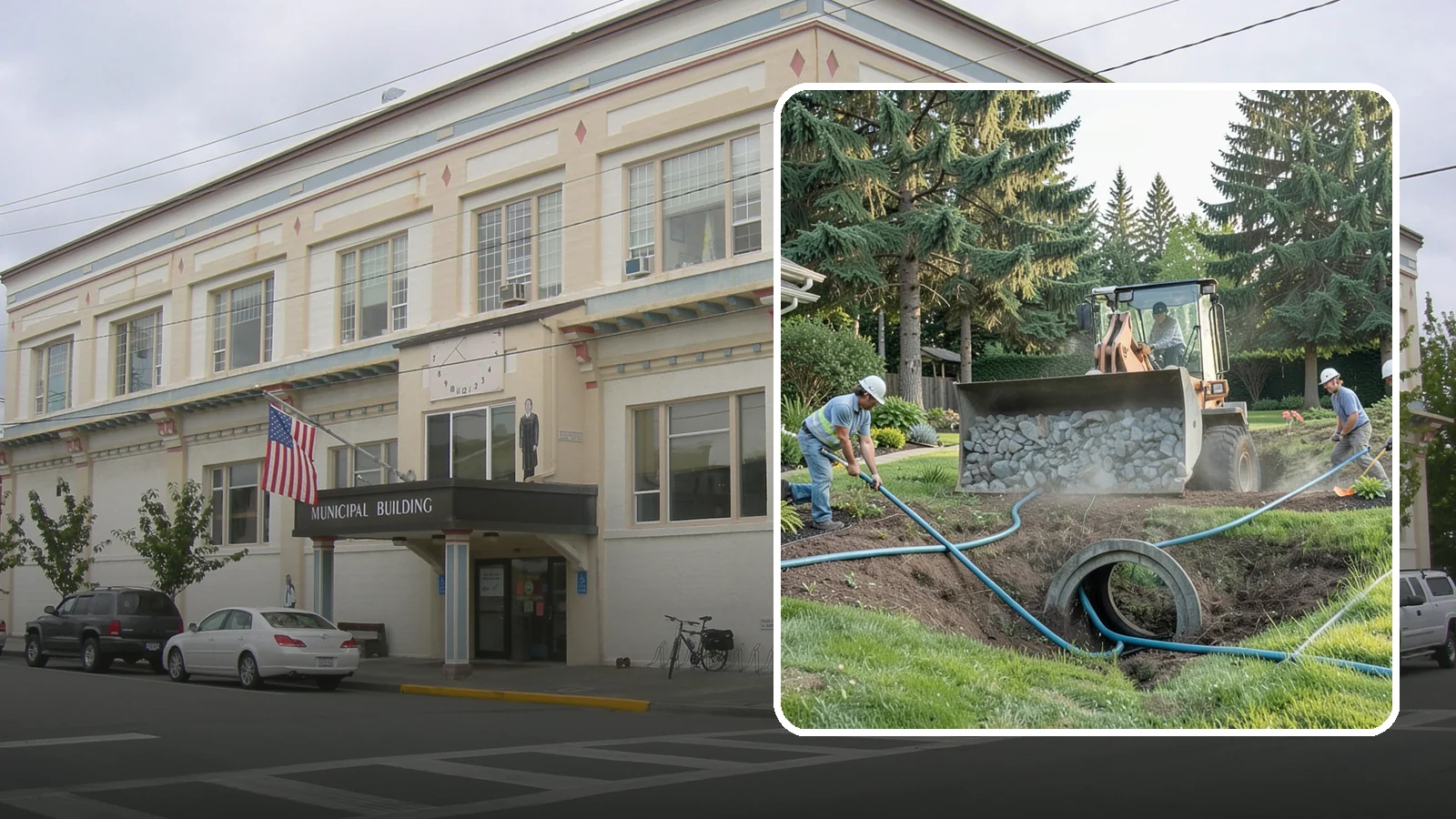 Drainage Solutions in Anacortes, Skagit County, WA - Custom drainage systems that eliminate standing water, soggy lawns, and water pooling around your home.