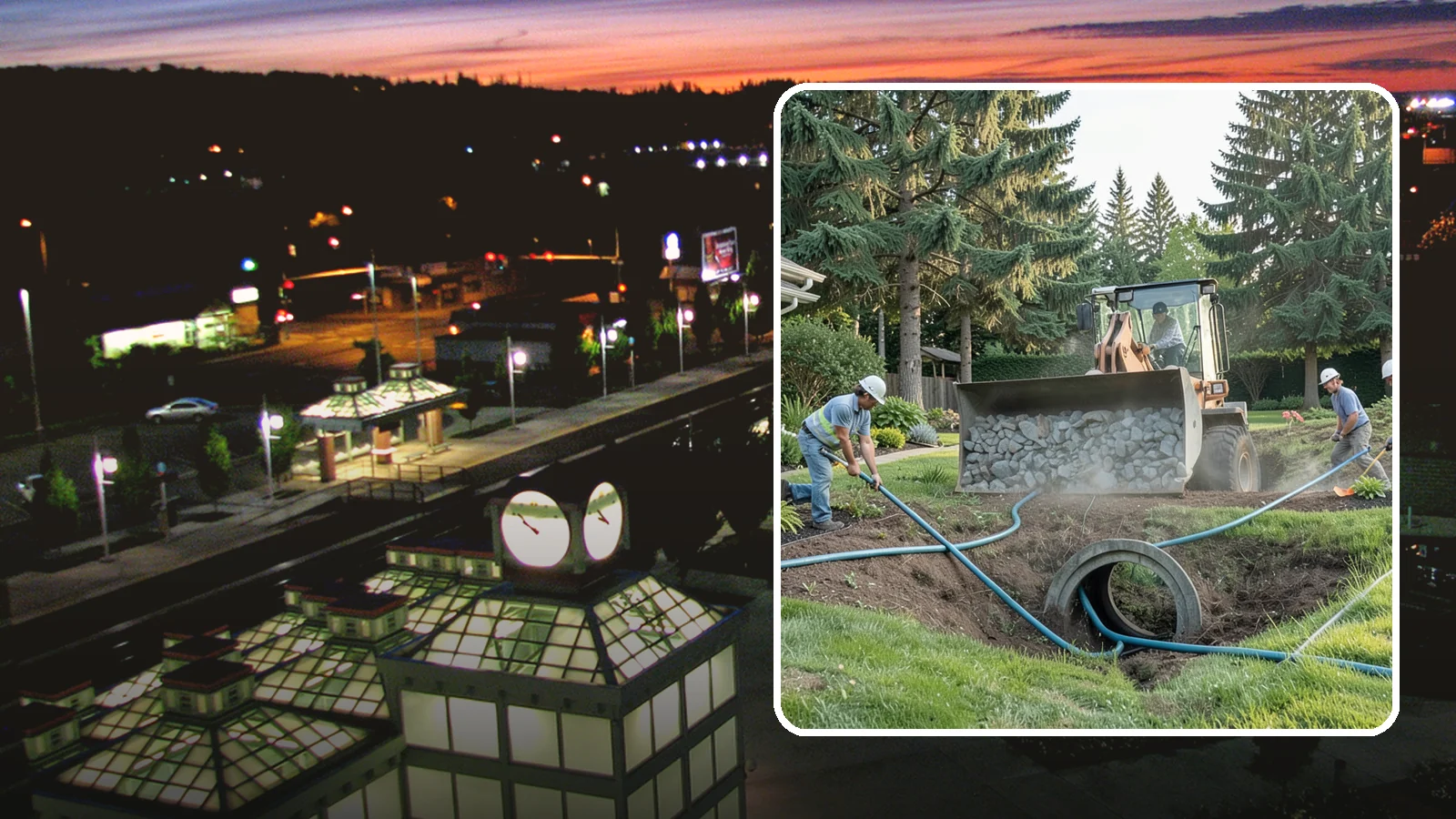Drainage Solutions in Auburn, King County, WA - Custom drainage systems that eliminate standing water, soggy lawns, and water pooling around your home.