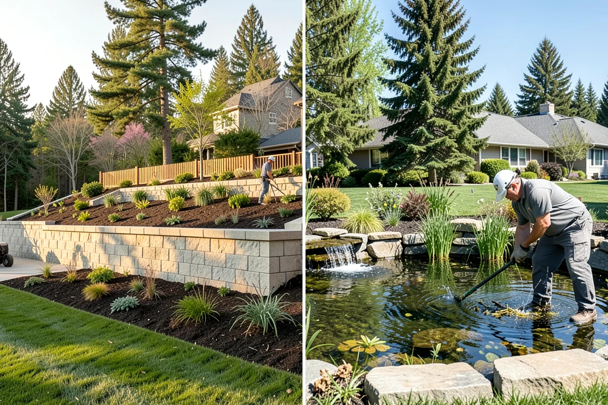 Drainage Solutions in Clyde Hill, King County, WA - Assess where and why water collects