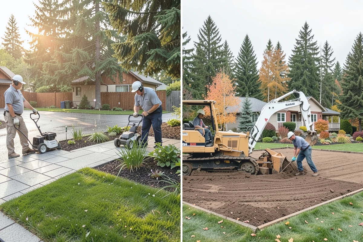 Drainage Solutions in Granite Falls, Snohomish County, WA - Assess where and why water collects