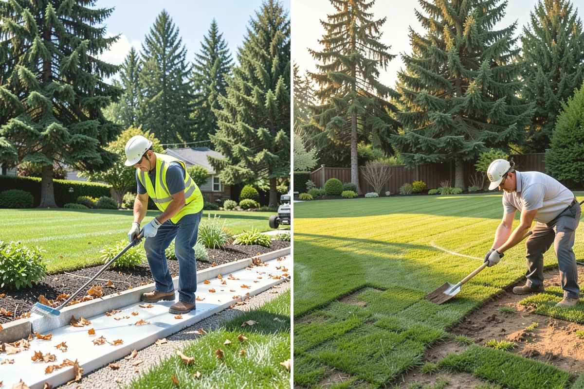 Drainage Solutions in La Conner, Skagit County, WA - Assess where and why water collects