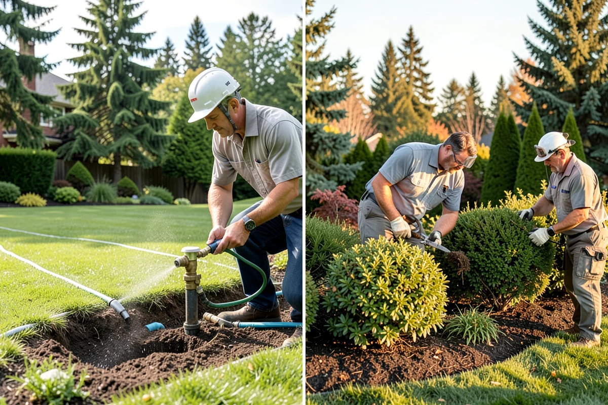 Drainage Solutions in Lake Forest Park, King County, WA - Assess where and why water collects