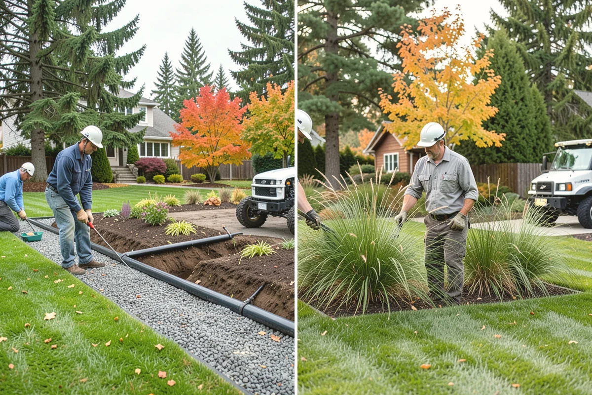 Drainage Solutions in Lake Stevens, Snohomish County, WA - Assess where and why water collects