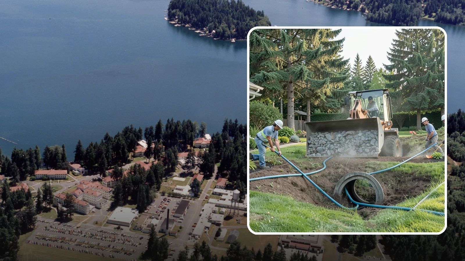 Drainage Solutions in Lakewood, Pierce County, WA - Custom drainage systems that eliminate standing water, soggy lawns, and water pooling around your home.
