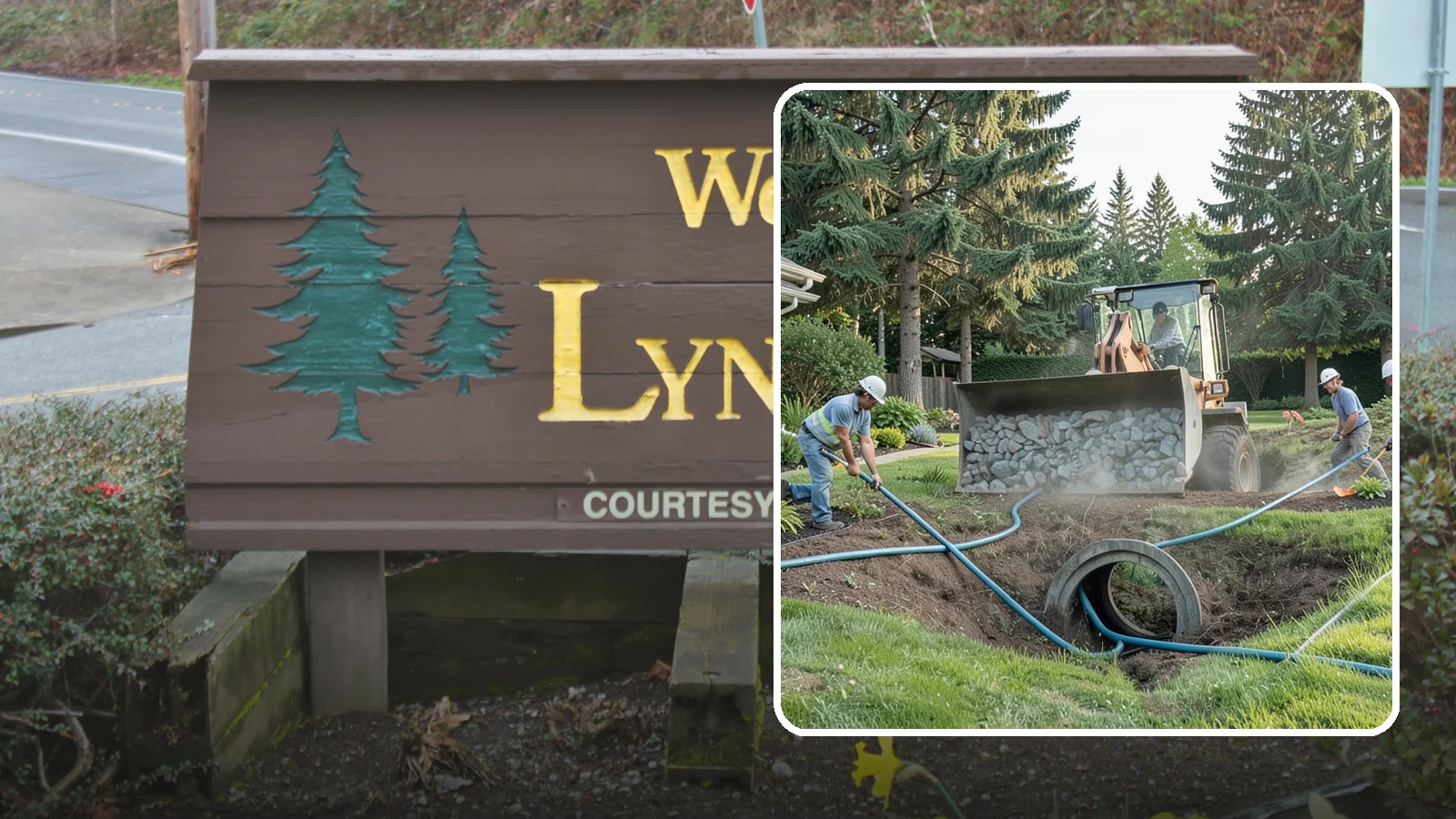 Drainage Solutions in Lynnwood, Snohomish County, WA - Custom drainage systems that eliminate standing water, soggy lawns, and water pooling around your home.