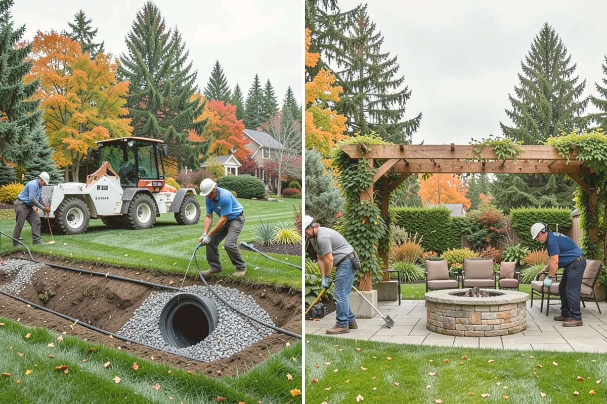 Drainage Solutions in Newcastle, King County, WA - Assess where and why water collects