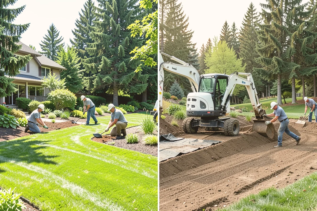 Drainage Solutions in Sammamish, King County, WA - Assess where and why water collects
