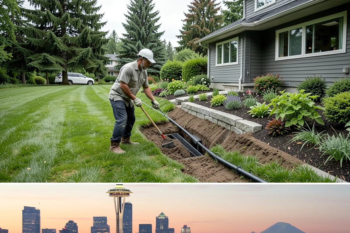 Drainage Solutions in Seattle, King County, WA - Best installed in drier conditions