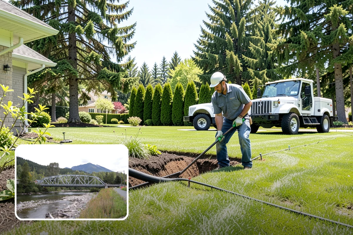 Drainage Solutions in Skykomish, King County, WA - Eliminates standing water and soggy spots