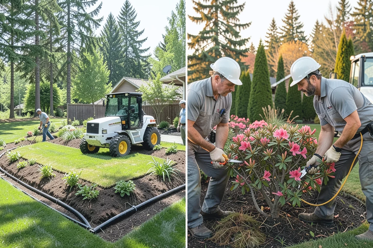 Drainage Solutions in Woodinville, King County, WA - Assess where and why water collects