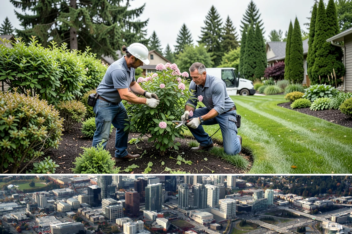 Drip Irrigation Installation in Bellevue, King County, WA - Best installed spring through early fall.