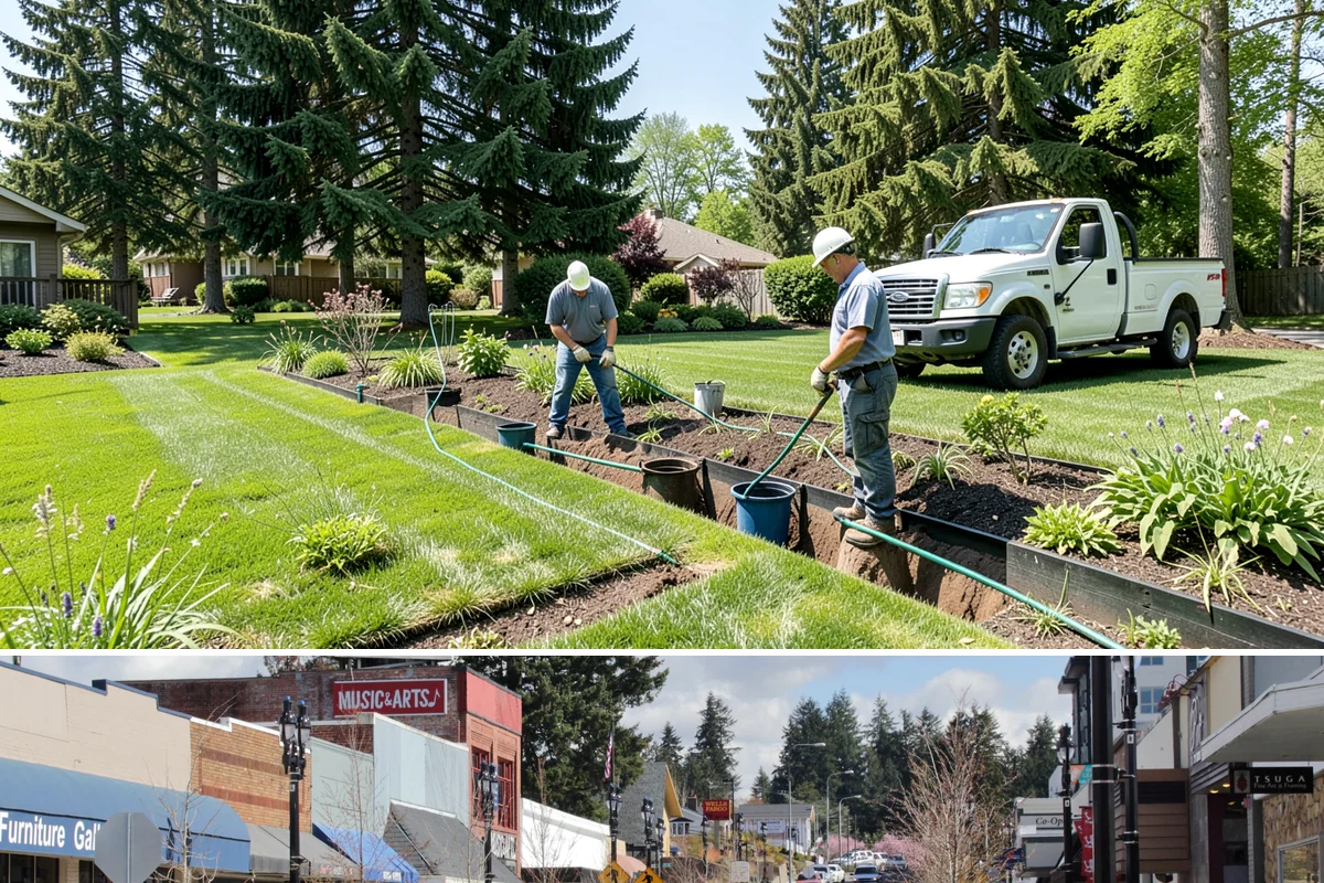 Drip Irrigation Installation in Bothell, King County, WA - Best installed spring through early fall.