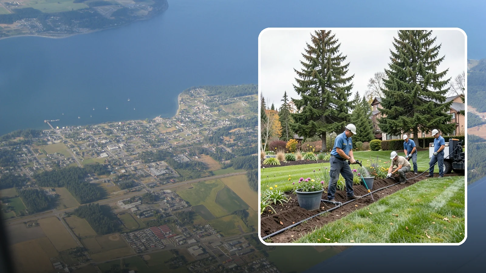 Drip Irrigation Installation in Coupeville, Island County, WA - Efficient drip irrigation that delivers water straight to plant roots in beds, gardens, and containers.