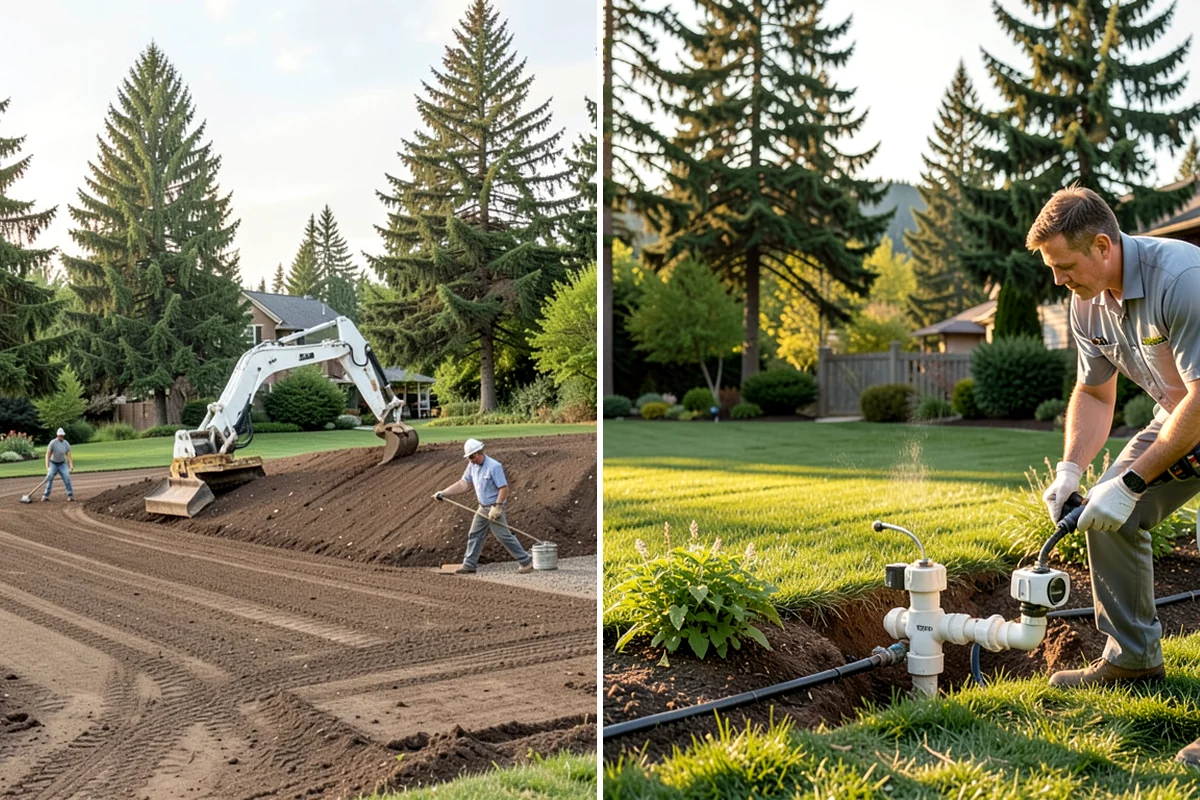 Drip Irrigation Installation in DuPont, Pierce County, WA - Assess beds and plant water needs