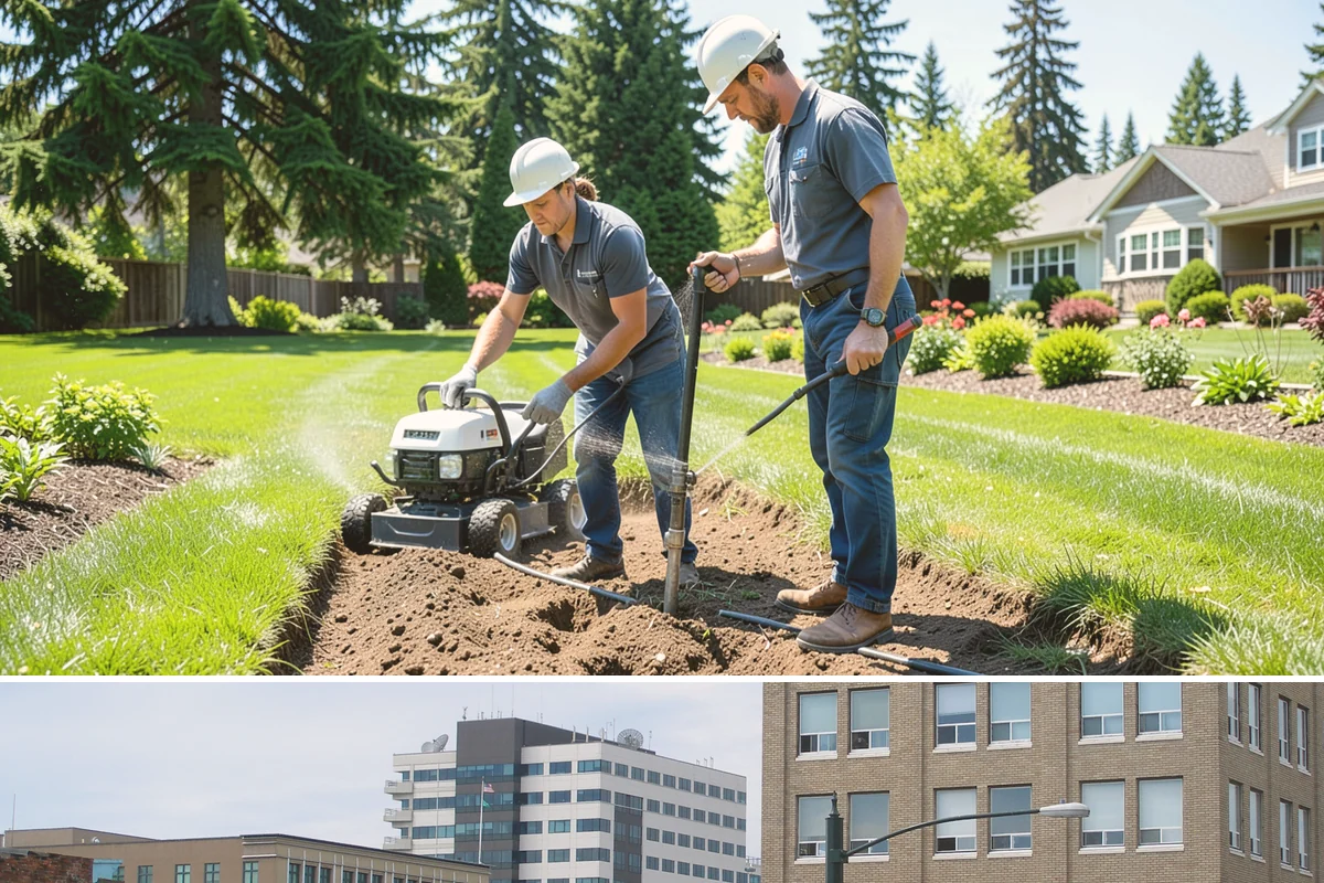 Drip Irrigation Installation in Everett, Snohomish County, WA - Best installed spring through early fall.