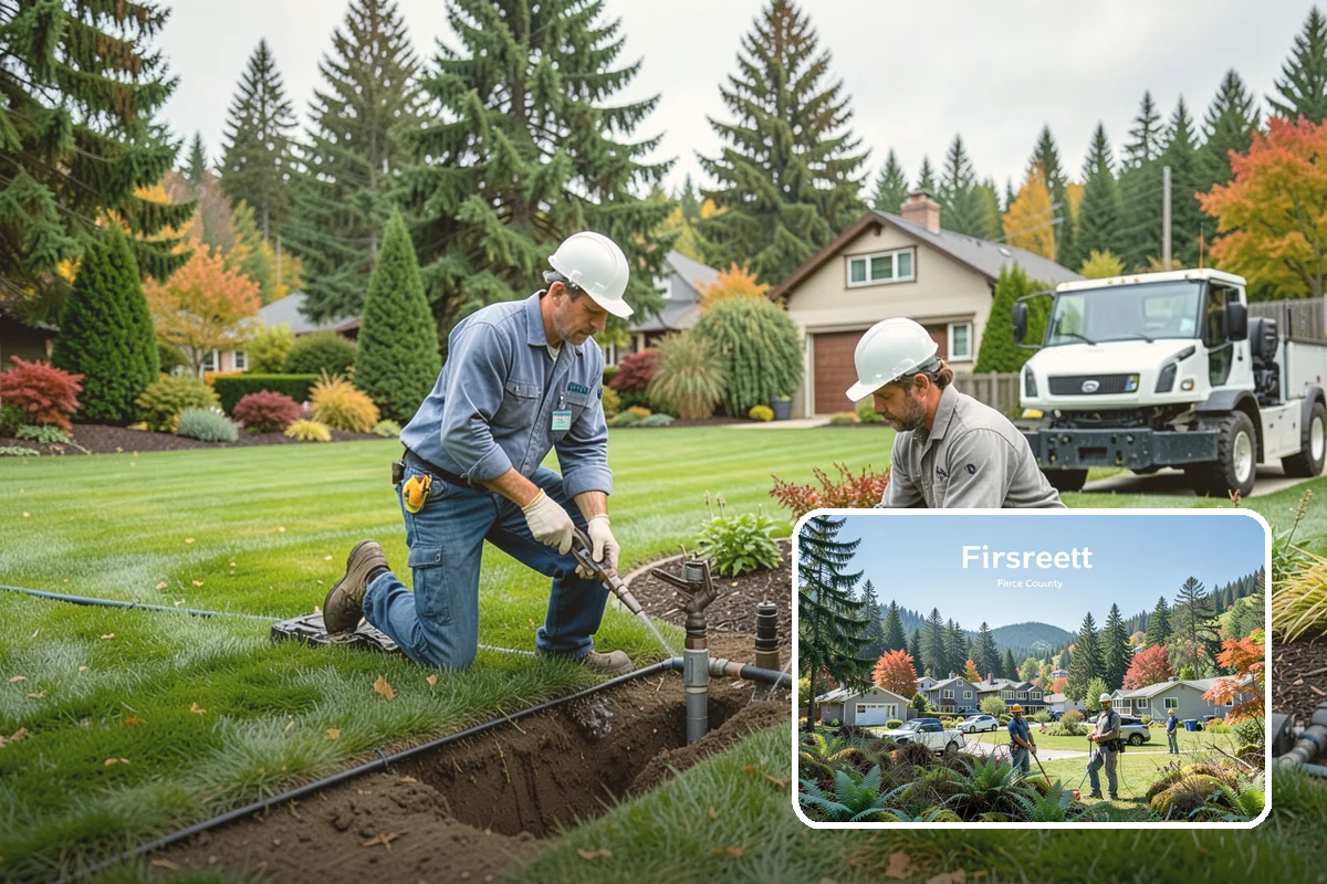 Drip Irrigation Installation in Fircrest, Pierce County, WA - Water delivered right to the roots