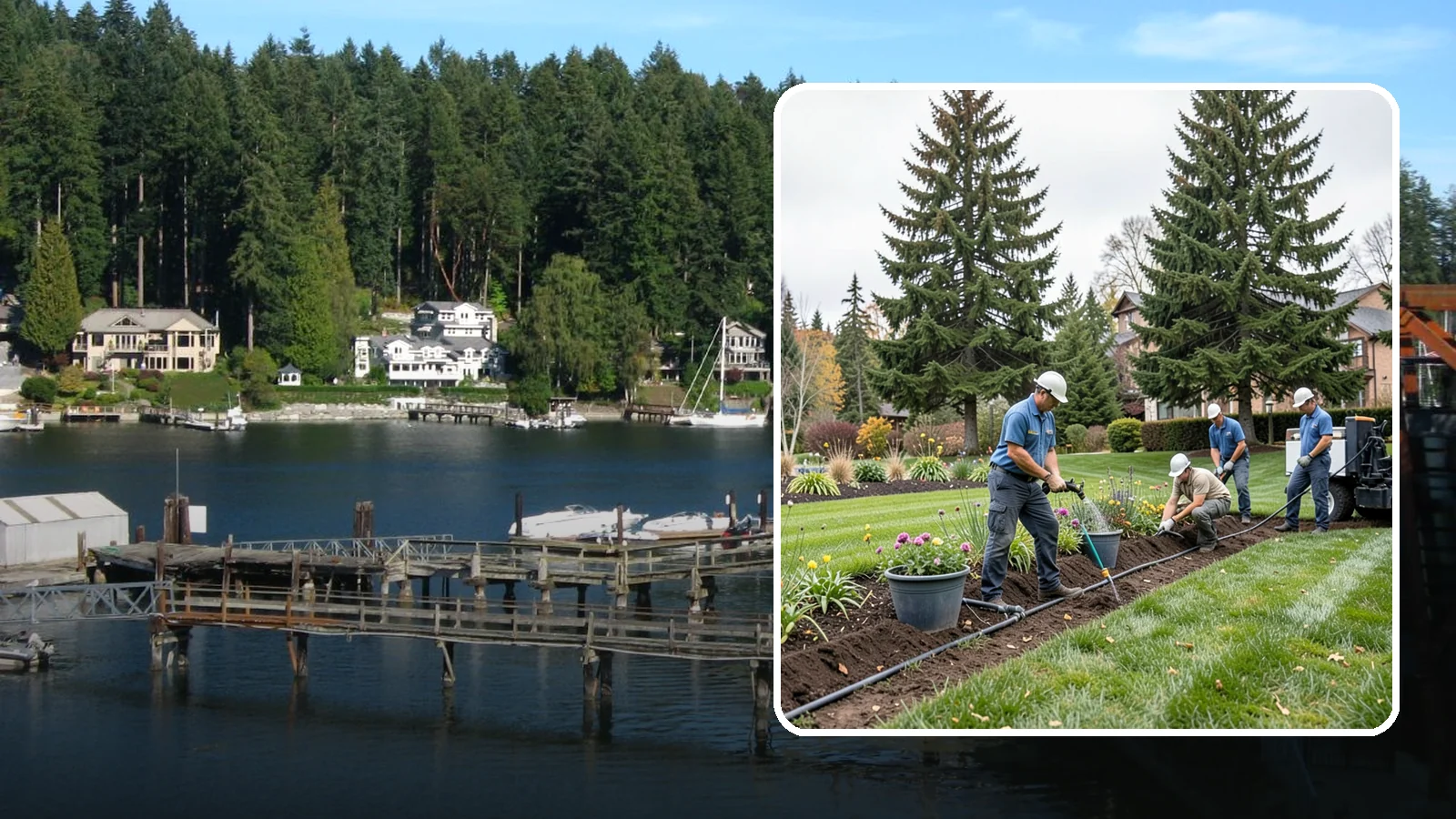 Drip Irrigation Installation in Gig Harbor, Pierce County, WA - Efficient drip irrigation that delivers water straight to plant roots in beds, gardens, and containers.