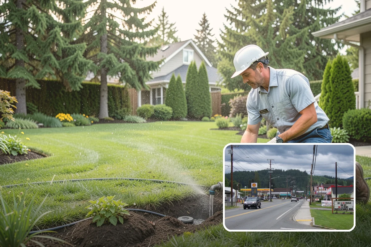 Drip Irrigation Installation in Granite Falls, Snohomish County, WA - Water delivered right to the roots