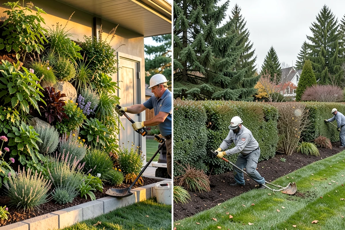 Drip Irrigation Installation in Kenmore, King County, WA - Assess beds and plant water needs