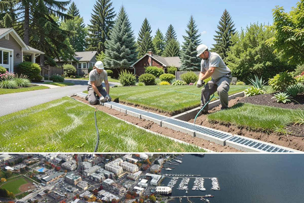 Drip Irrigation Installation in Kirkland, King County, WA - Best installed spring through early fall.