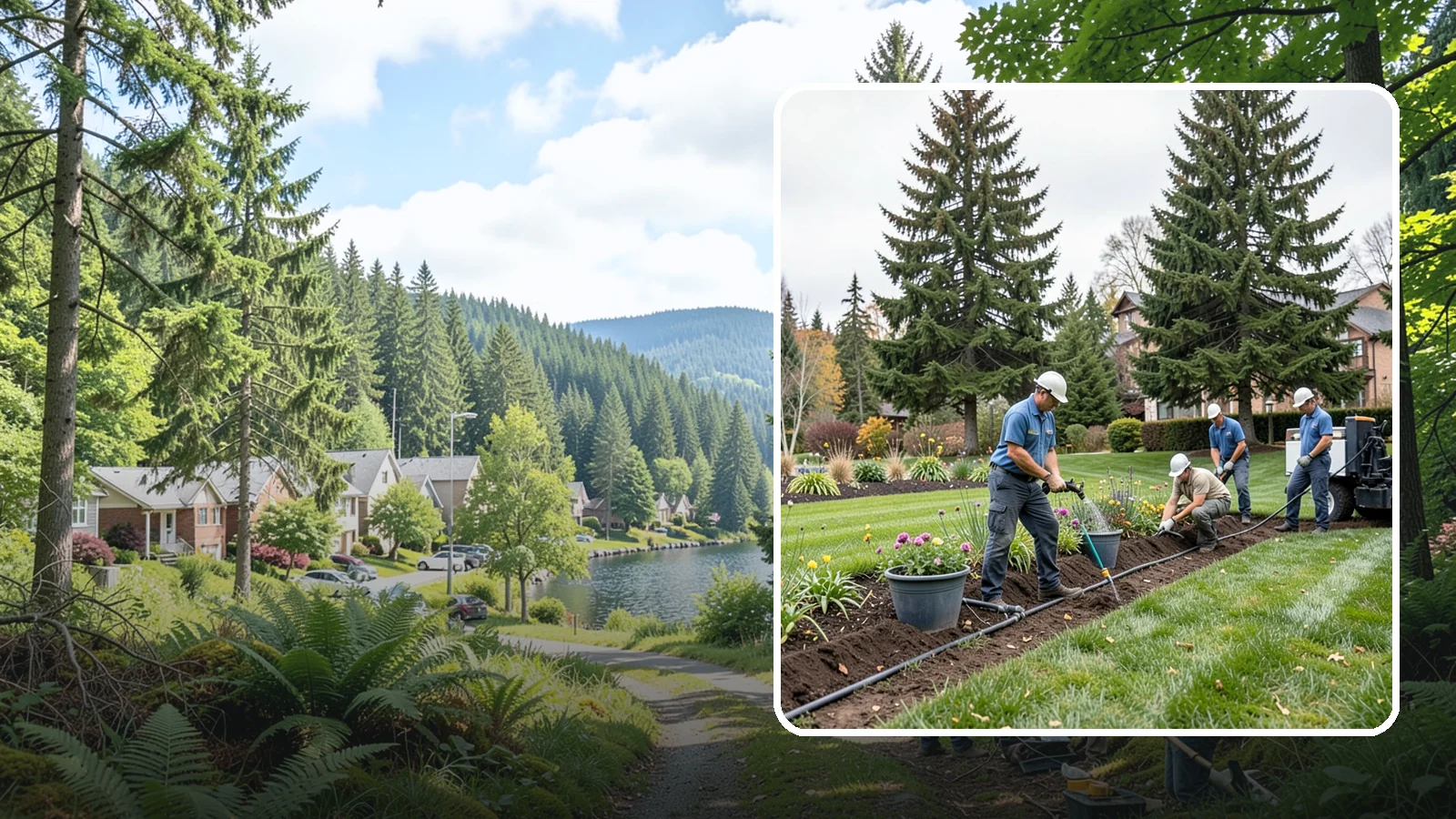 Drip Irrigation Installation in Lake Forest Park, King County, WA - Efficient drip irrigation that delivers water straight to plant roots in beds, gardens, and containers.