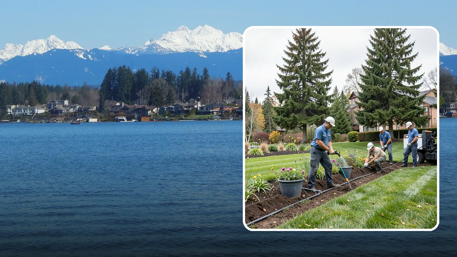 Drip Irrigation Installation in Lake Stevens, Snohomish County, WA - Efficient drip irrigation that delivers water straight to plant roots in beds, gardens, and containers.