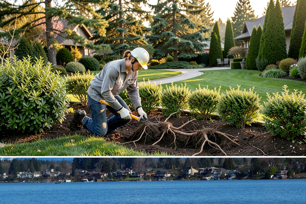 Drip Irrigation Installation in Lake Stevens, Snohomish County, WA - Best installed spring through early fall.