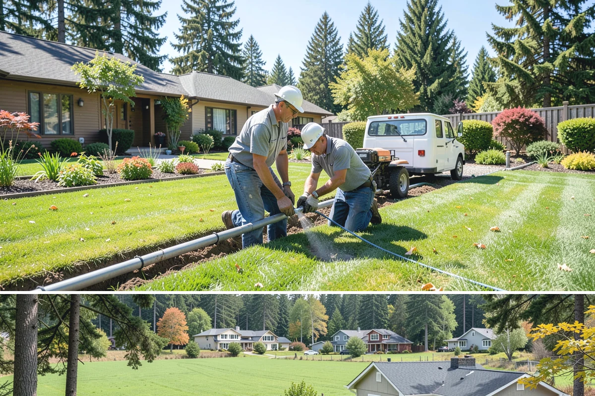 Drip Irrigation Installation in Lyman, Skagit County, WA - Best installed spring through early fall.